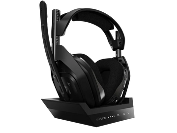 ASTRO Gaming A50 Wireless Headset + Base Station Gen 4 - Compatible With PS5, PS4, XBox, PC, Mac - Black/Silver